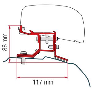Fiamma Kit for Ford Custom LWB (98655Z045)