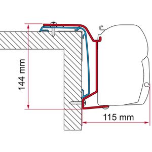 Fiamma F45s Bracket Kit for Rapido Series S6 606F from 2024 On