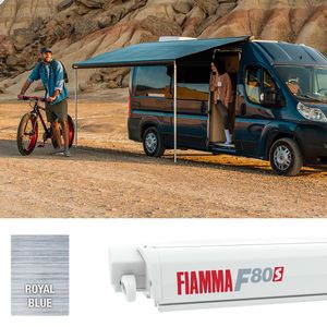 Fiamma Polar White F80S 290 Royal Blue Fabric (07830A01Q)