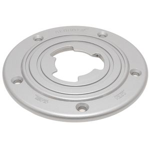 Sequoia Mk III 7" Powder Coat Silver Floor Base