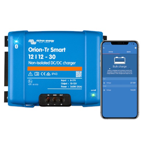 Victron Energy Orion-Tr Smart 12/12 30A (360W) Non-Isolated DC-DC Charger