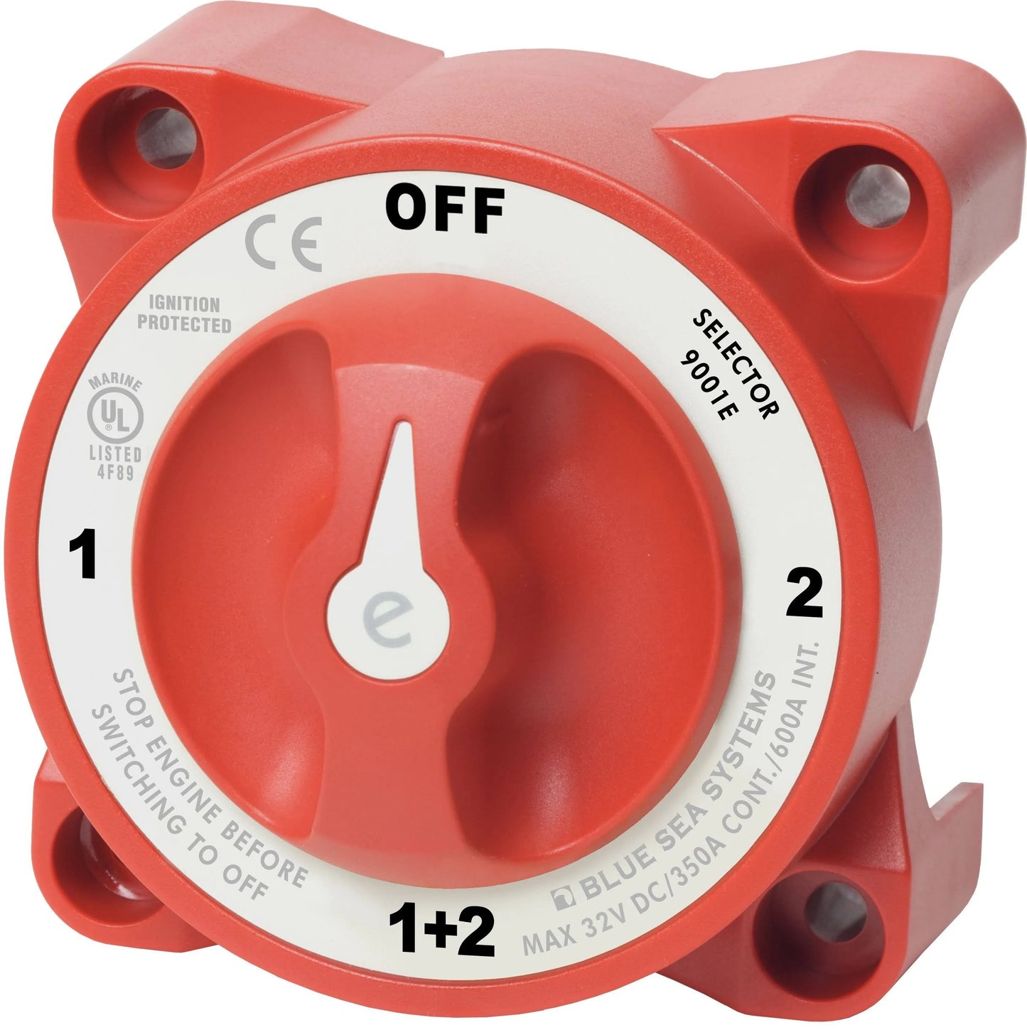 Blue Sea Battery Switch - e-Series 350A 4 Way Isolator - 9001EB