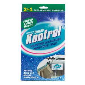 Kontrol Hanging Wardrobe Moisture Trap Linen Scent (1 Litre Capacity)