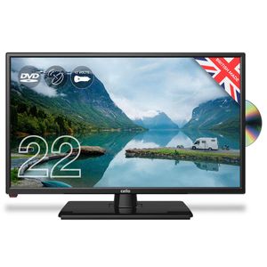 Cello Traveller 22" HD Freeview TV with DVD Player & Satellite Tuner