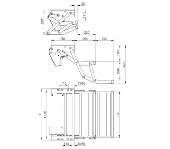 THULE DOUBLE DROP DOWN STEP 12V
