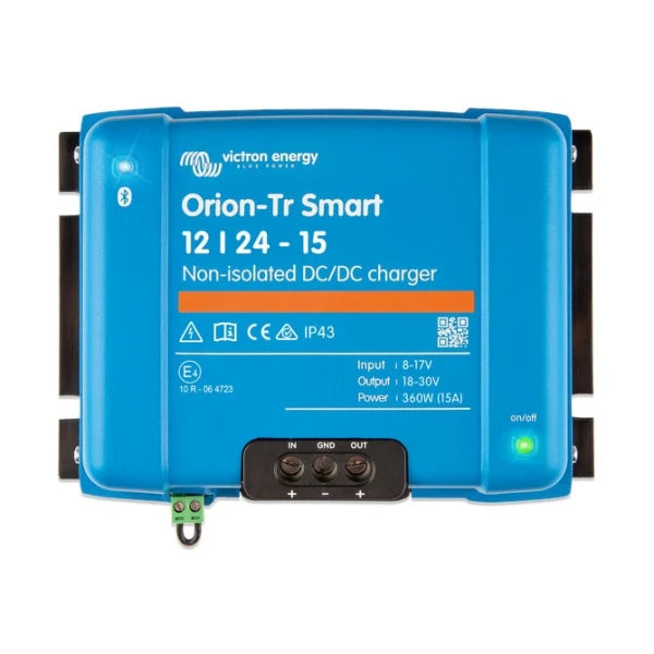 Victron Energy Orion-Tr Smart 12/24V 15A (360W) Non-Isolated DC-DC Charger
