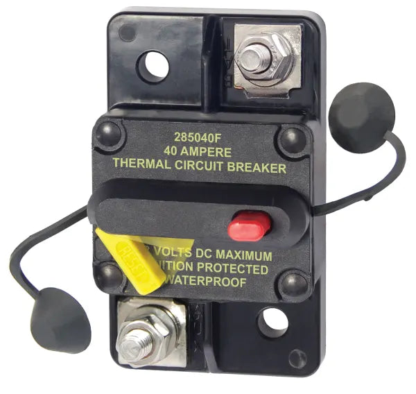 Blue Sea Systems Circuit Breaker, Bus 285 Surface Mount 40 A