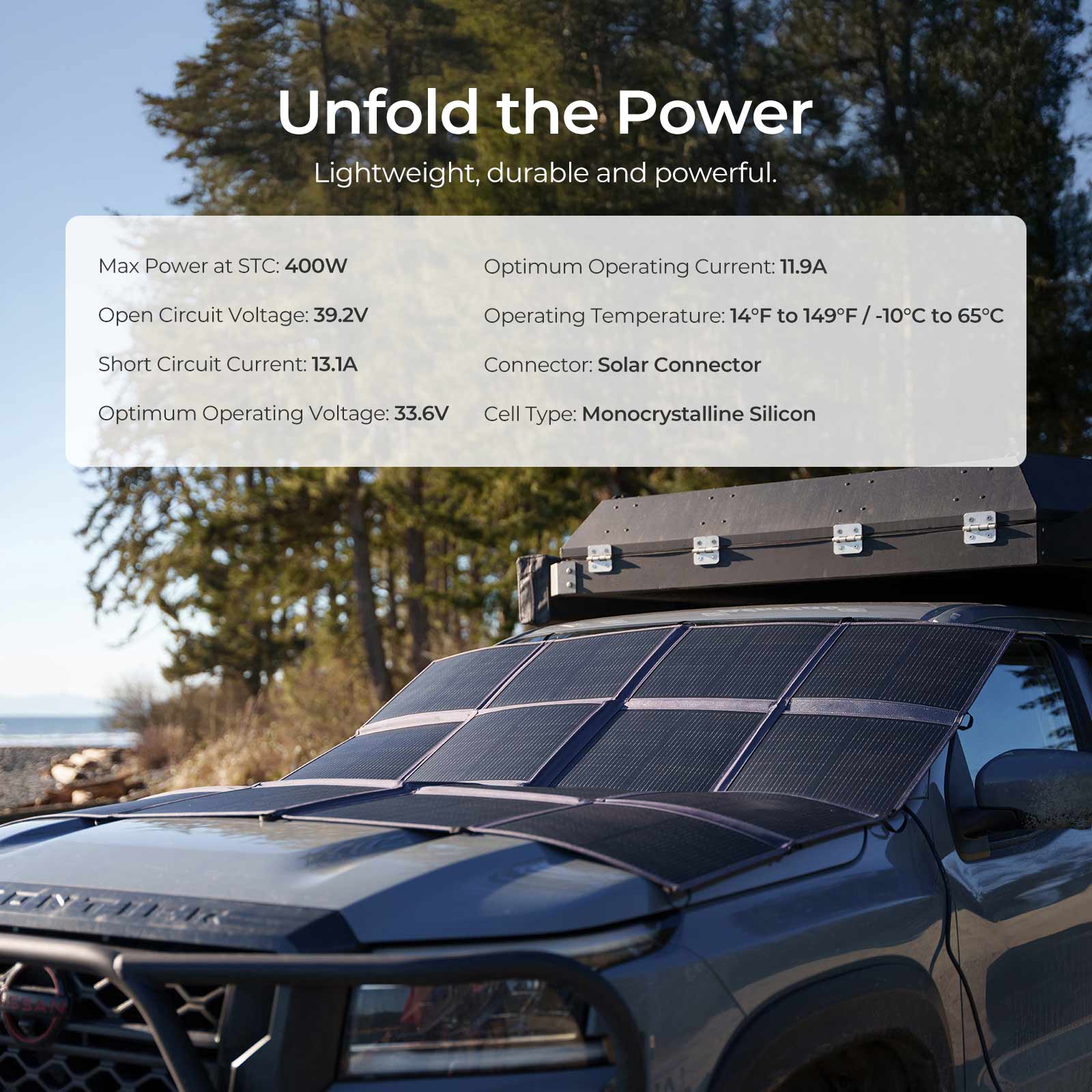 200W/400W Solar Panel Blanket