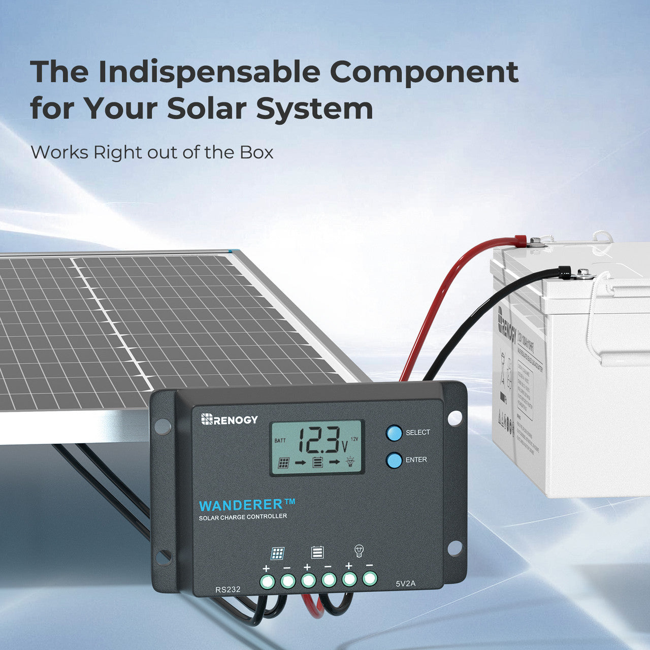 Wanderer 10A PWM Charge Controller