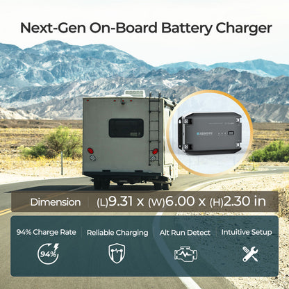12V 40A DC to DC Battery Charger
