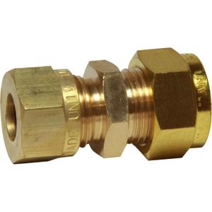 Brass Straight Coupling 3/8" x 15mm