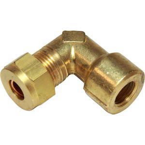 AG Brass Compression Elbow (1/4" BSP Female to 3/8" Compression)