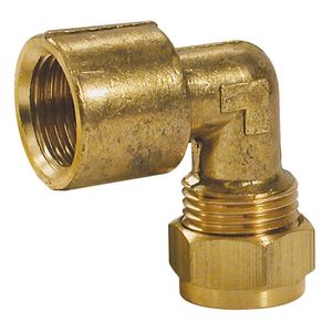 AG Compression Stud Elbow (3/8" BSP Female to 1/4" Compression)