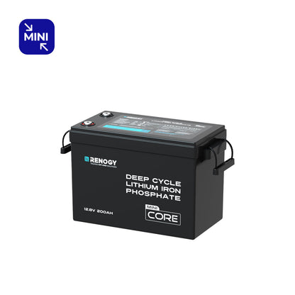Core Mini - 12.8V 200Ah LiFePO4 Battery w/ Low-Temperature Protection