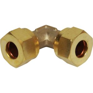 AG Brass Equal Elbow Coupling 10mm x 10mm