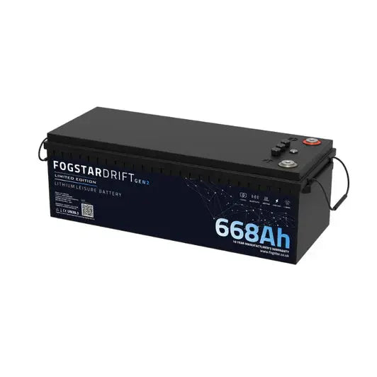⁠Fogstar Drift 12V 668Ah Lithium Leisure Battery (Gen2) Crafty Camper Supplies