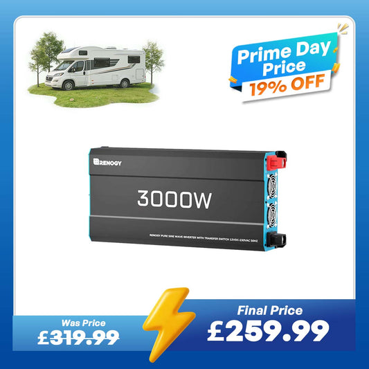 12V 3000W Pure Sine Wave Inverter with UPS Backup