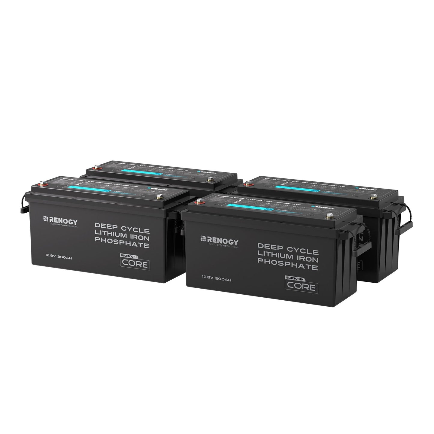 Core - 12V 200Ah Lithium Iron Phosphate Battery w/ Bluetooth