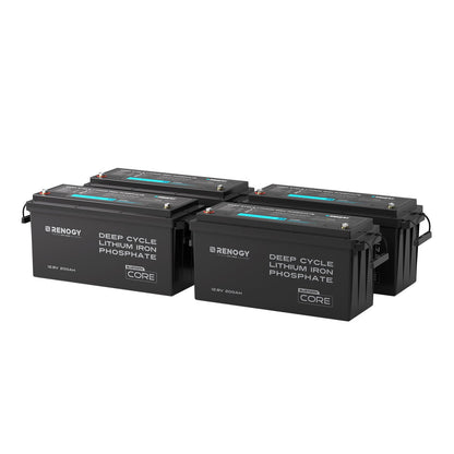 Core - 12V 200Ah Lithium Iron Phosphate Battery w/ Bluetooth