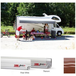 Fiamma Polar White F45L 450 Awning Sahara Fabric (06530-01S)