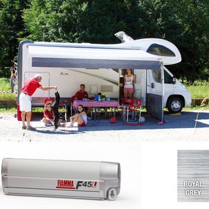 Fiamma Titanium F45L 450 Awning Royal Grey Fabric (06532-01R)