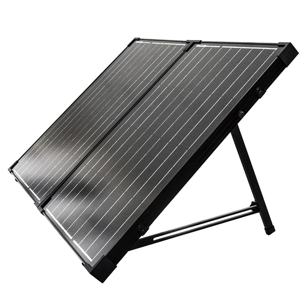 100 Watt 12 Volt Monocrystalline Foldable Solar Suitcase w/o Controller