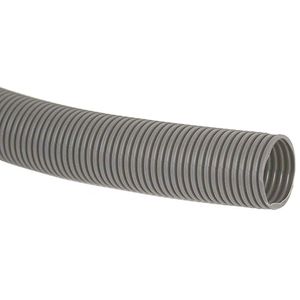 28mm Grey Convoluted Waste Hose 25m