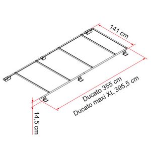 Fiamma Roof Rail Ducato (05808-01-)