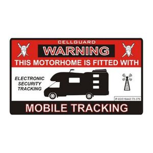 Tracking Fitted Sticker for Motorhome