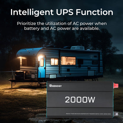 12V 3000W Pure Sine Wave Inverter with UPS Backup