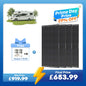 ShadowFlux 12V 200W Anti-Shading Solar Panel