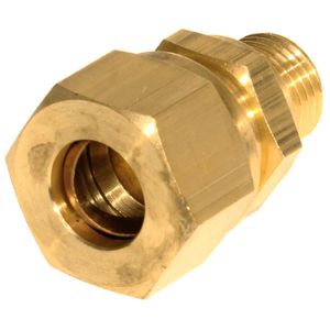 AG Male Compression Gas Coupling (1/4" Copper to 1/8" BSP)