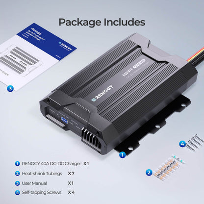 RENOGY 40A DC-DC Battery Charger with MPPT