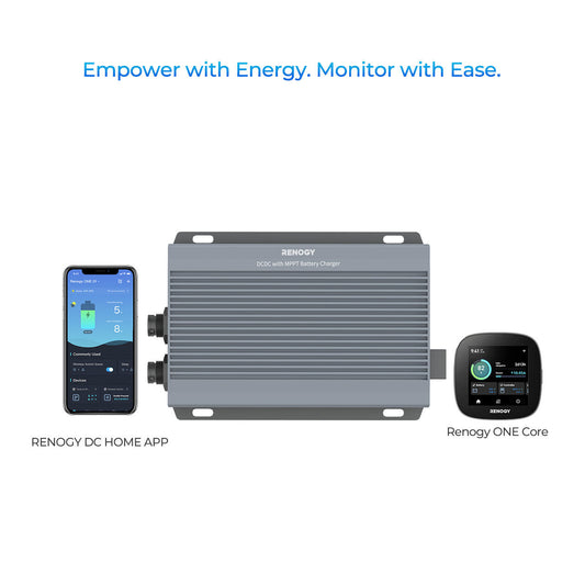 RENOGY IP67 50A DC-DC  Battery Charger with MPPT w/ Renogy ONE Core