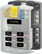 Blue Sea 6-Way Blade Fuse Box (With Integral Negative Busbar)