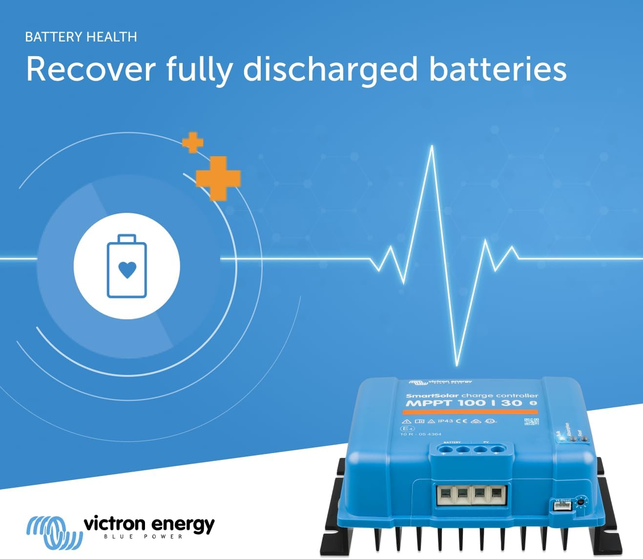 Victron MPPT 100/30 - SmartSolar Charge Controller - SCC110030210