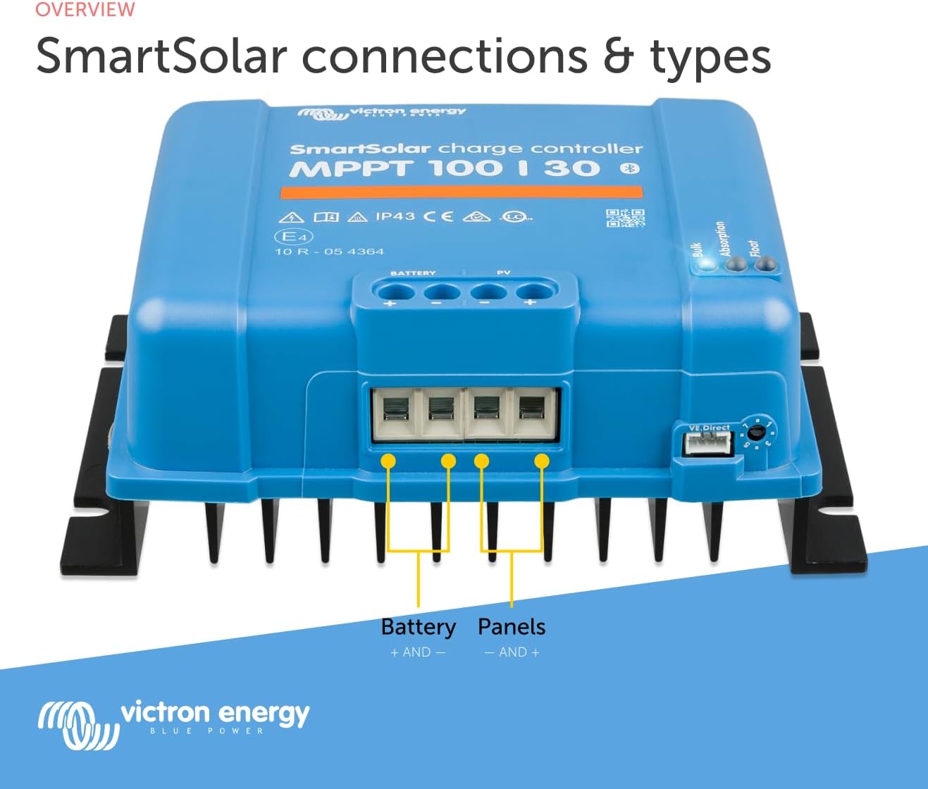 Victron MPPT 100/30 - SmartSolar Charge Controller - SCC110030210