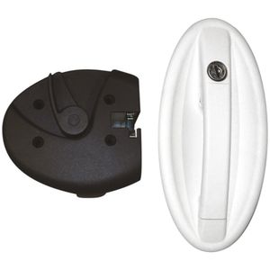 Oval Lock White