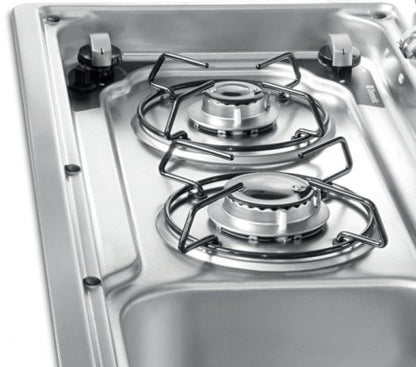 Dometic-Smev 9722 Caravan Motorhome Sink & 2 Burner Hob Combination Unit