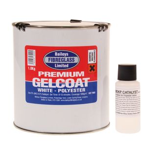Baileys Fibreglass Gelcoat Brilliant White 1kg