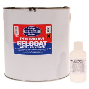 Baileys Fibreglass Gelcoat Brilliant White 2.5kg