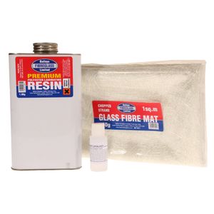 Baileys Fibreglass Premium Repair Kit 1Sq Metre