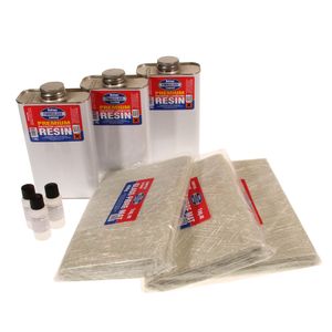 Baileys Fibreglass Premium Repair Kit 3Sq Metre