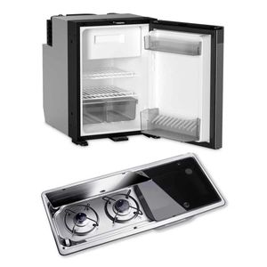 Dometic NRX50 Fridge and 9722 Hob/Sink Unit Bundle (Sink on Right)