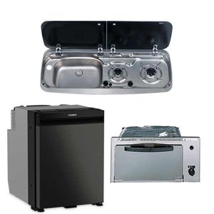 Dometic NRX50 Fridge, Smev 555 Grill and 9222 Hob/Sink (Sink on Left)