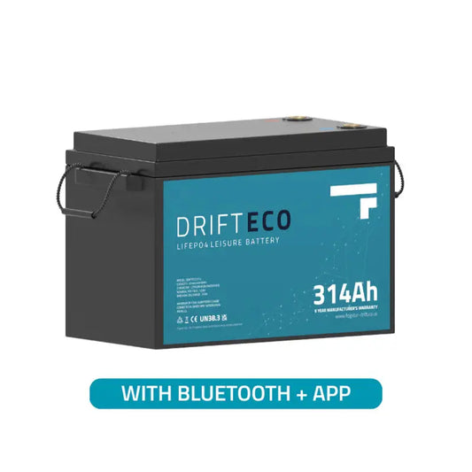 Fogstar Drift ECO 12V 314Ah Lithium Leisure Battery with Bluetooth Crafty Camper Supplies