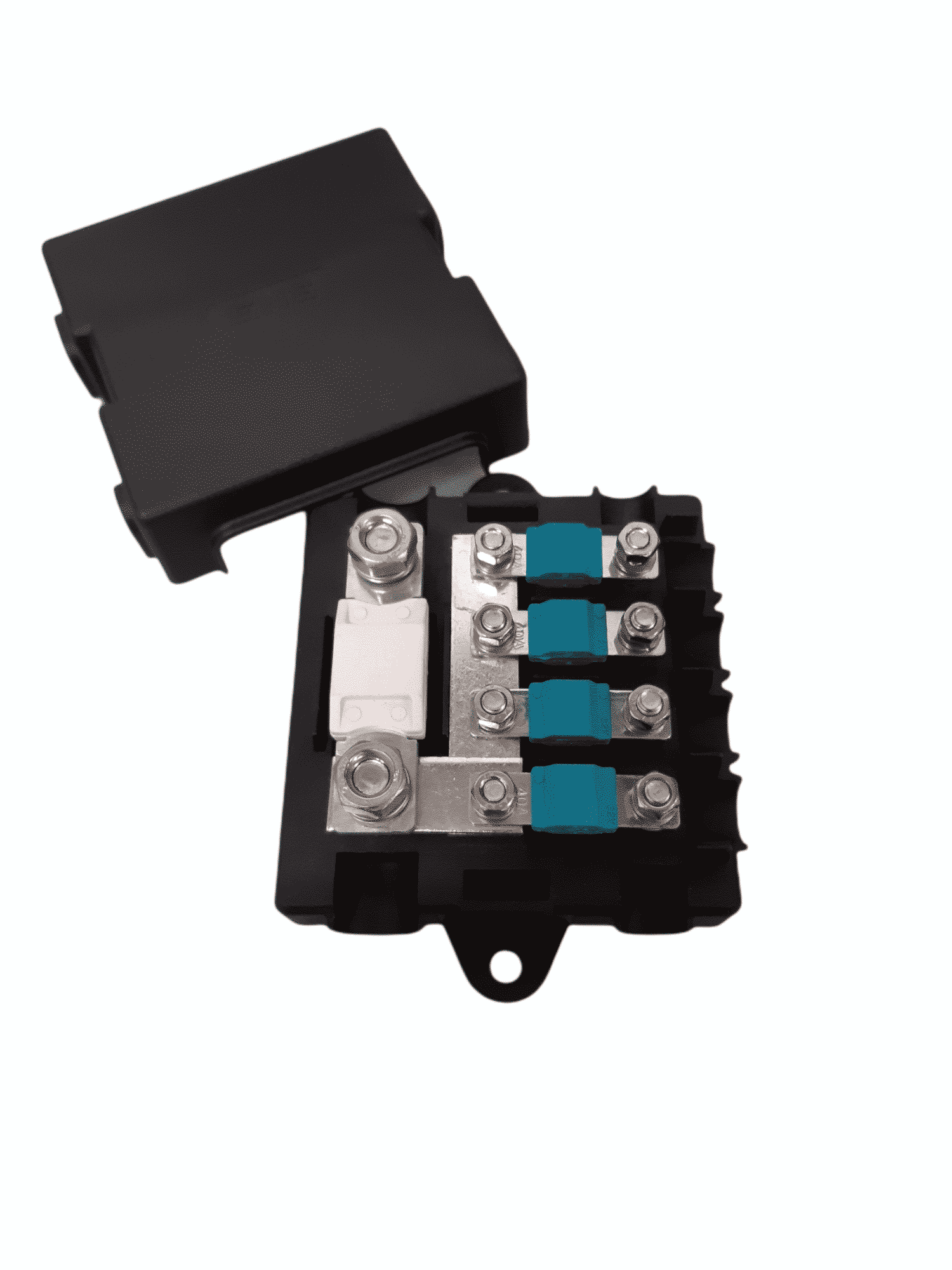 Five Way Power Distribution Fuse Box For Mega & Midi Fuses 12v & 24v