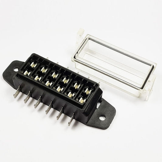 6-Way Blade Fuse Box: Side Entry