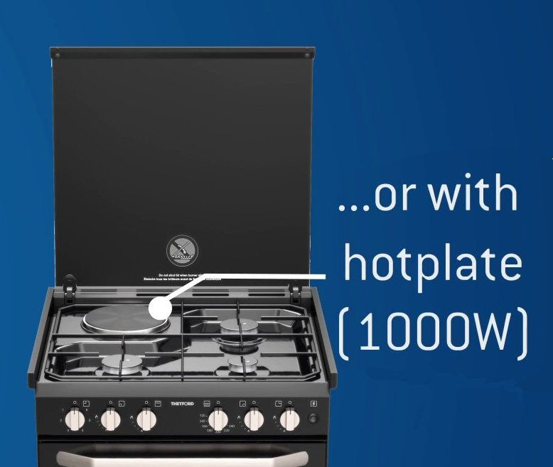 Thetford K1520 Lightweight Oven and Hob Cooker With Dual Fuel Option