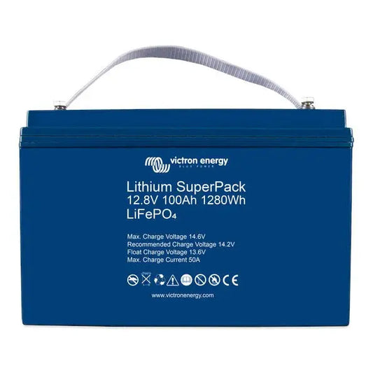 Victron 100Ah SuperPack Lithium Battery 12.8V | High Current LiFePO4 Crafty Camper Supplies